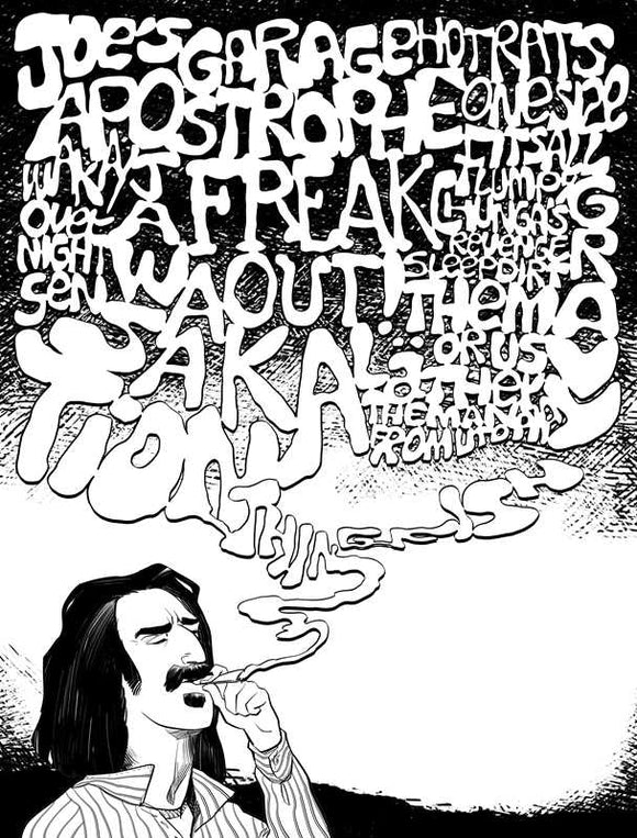 Frank Zappa Coloring Book