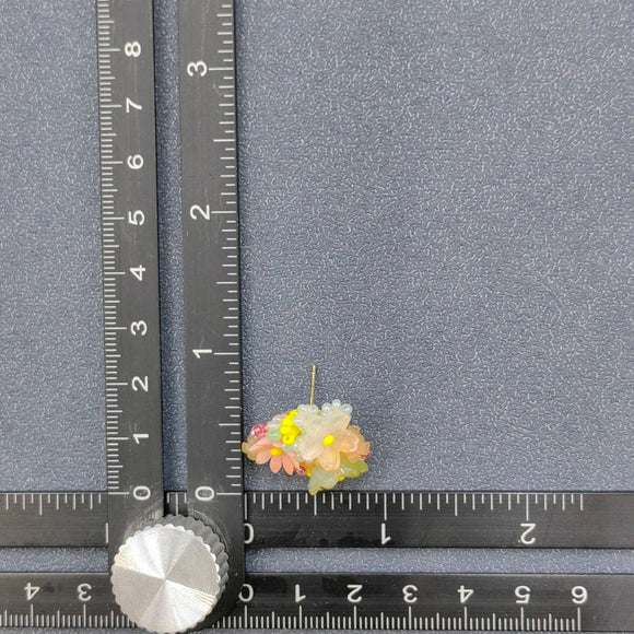 Beaded Flower Earrings