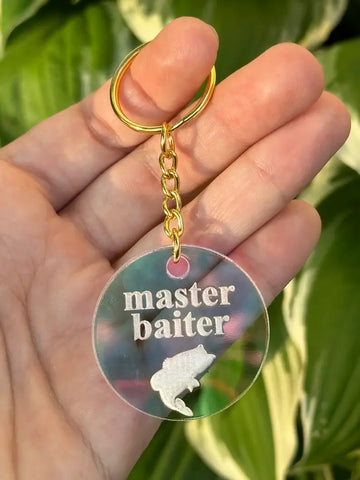 Master Baiter Iridescent Keychain