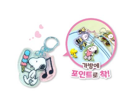 Snoopy Secret Double Mystery Keychain