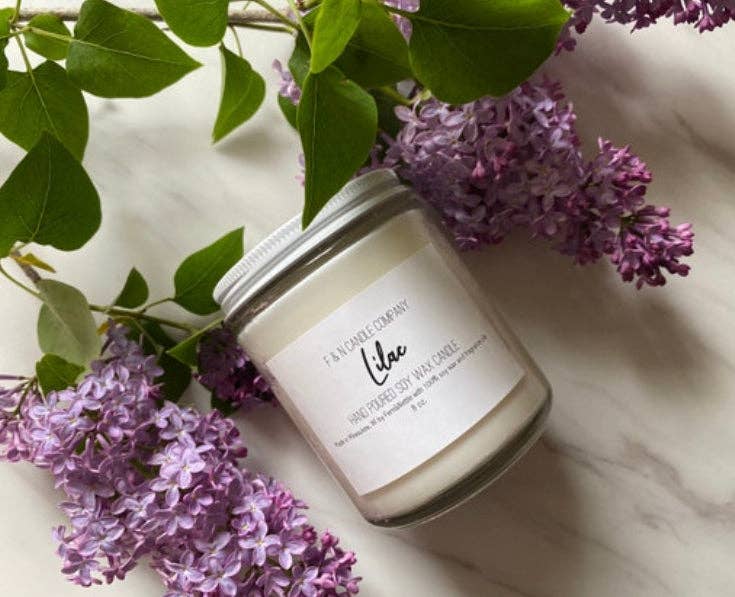 Lilac Soy Wax Candle