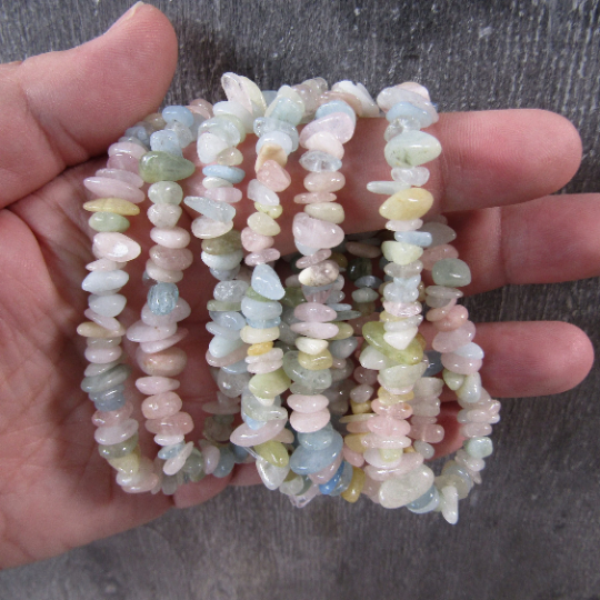 Gemstone Chip Bracelets