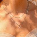 Layered Star Charm Necklace-3