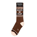 Coffee Makes Me Poop Gym Crew Socks-3