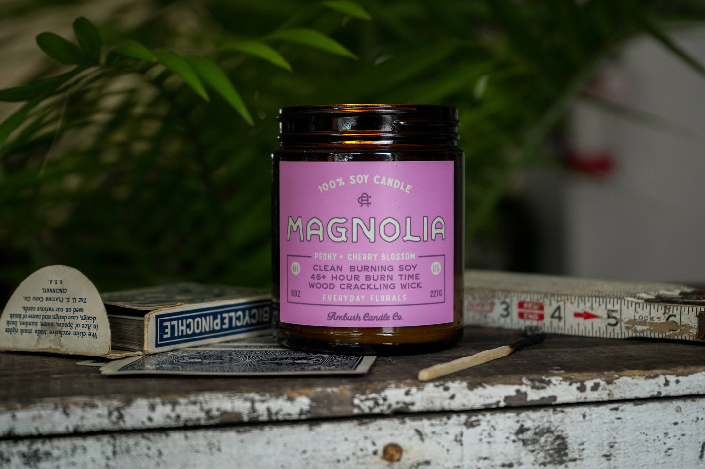 Magnolia | Peony + Cherry Blossom Candle