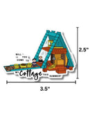 Little People Gay Hockey Cottage Sticker-3