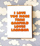 Garfield Loves Lasagna Card-2