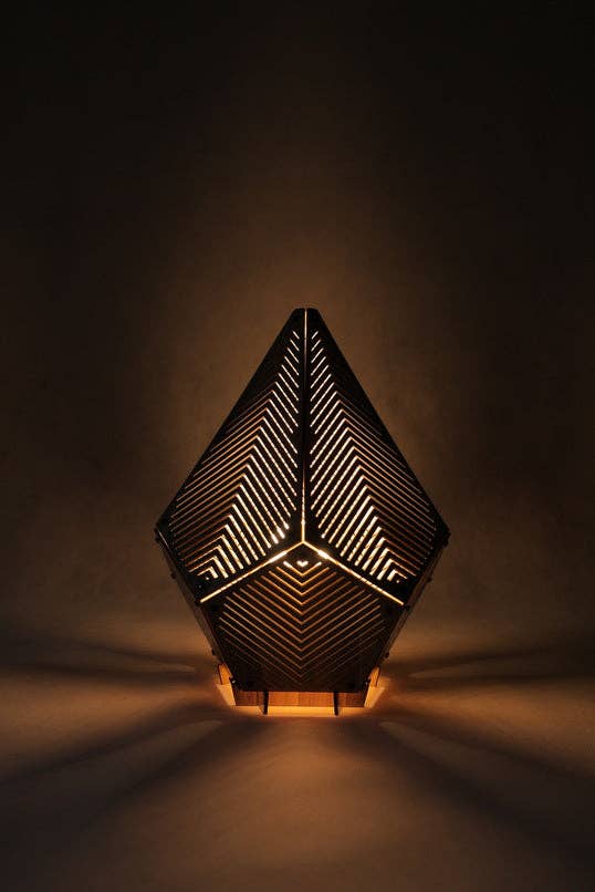 SINAR Linez 3D Papercraft Table Lamp