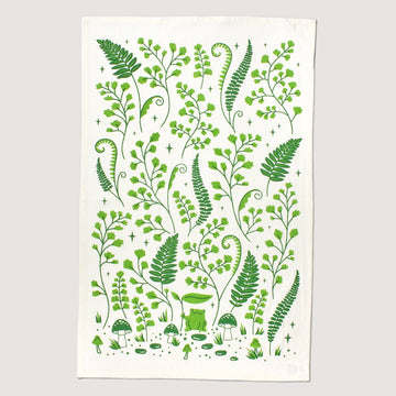 Fern Frog Tea Towel - 0