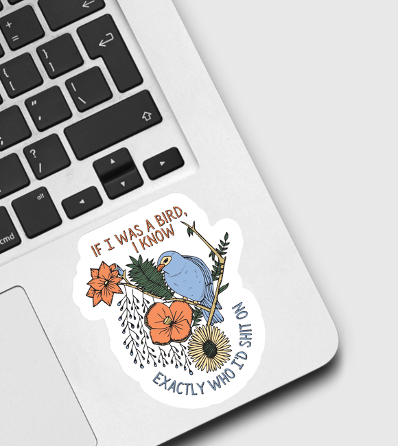 If I Was a Bird Sticker