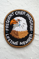Frequent Crier Eagle Embroidered Sticky Patch-1