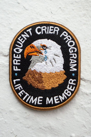Frequent Crier Eagle Embroidered Sticky Patch