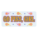 Go Piss, Girl Clear Decal Sticker-2