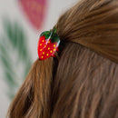 Mini Red Strawberry Hair Claw Clip-6