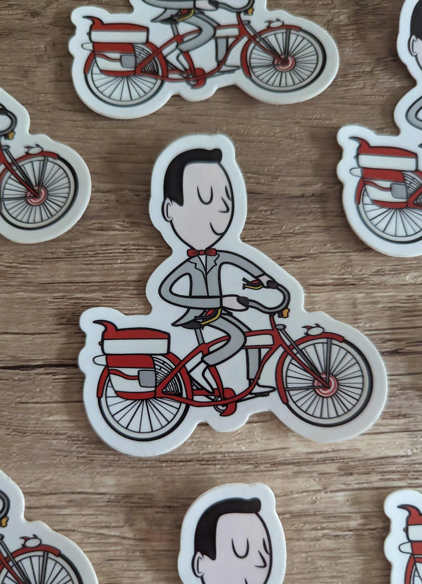 Pee-Wee Bike Sticker