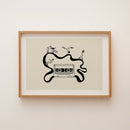 "Girls Skate Session" Retro Music Art Print-1