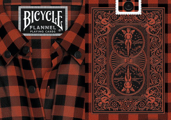 Flannel Bicycle Playing Cards