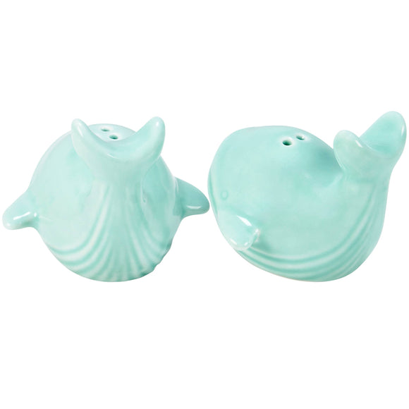 Whales Salt + Pepper Shaker Set