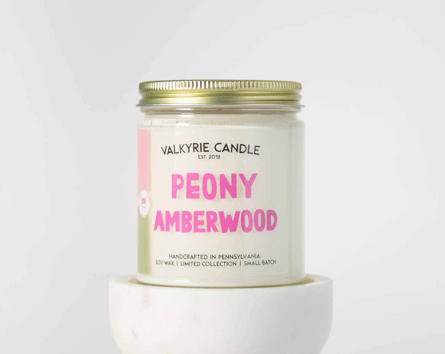 Peony Amberwood Valkyrie Candle