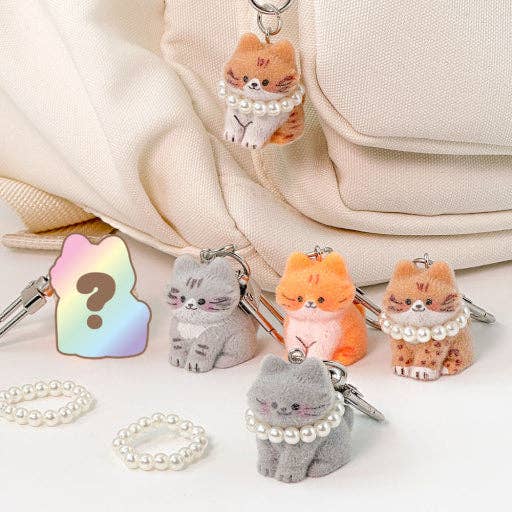 Fluffy Cat DIY Surprise Blind Box Keychain Kit