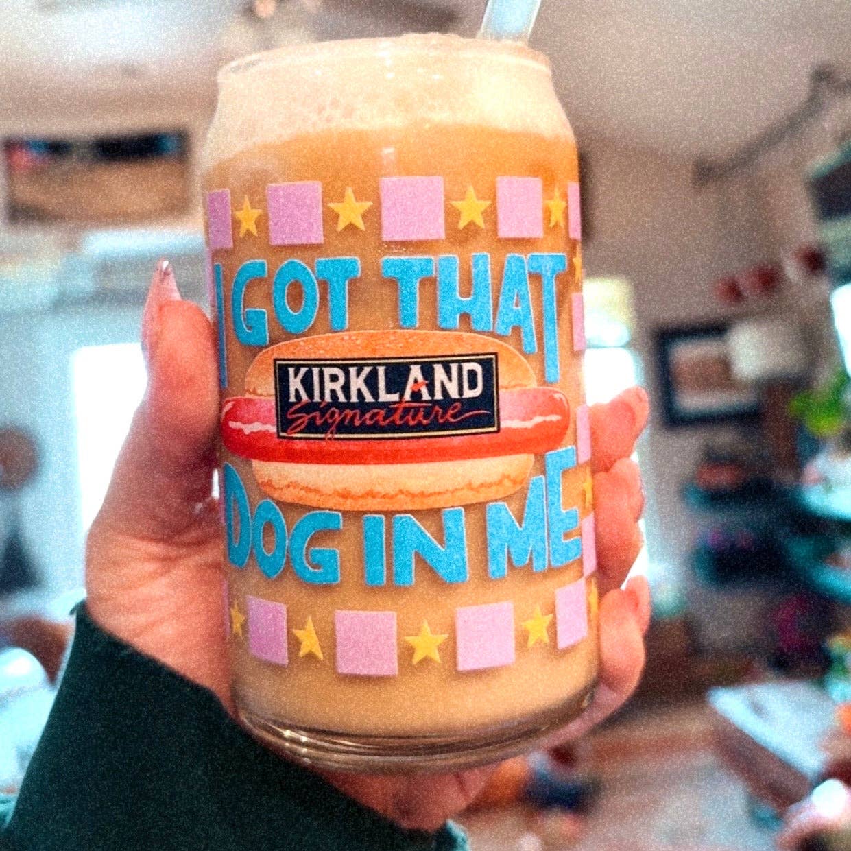 I Got That (Hot) Dog In Me 16oz. Glass Tumbler