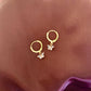 Dainty Mini Butterfly Huggie Earrings