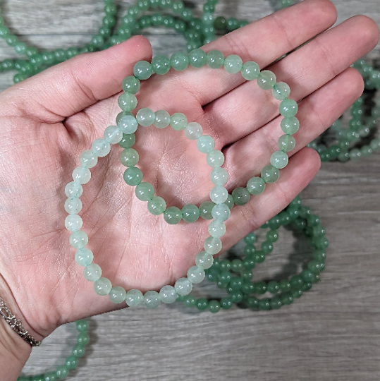 Gemstone Round Bead Bracelets