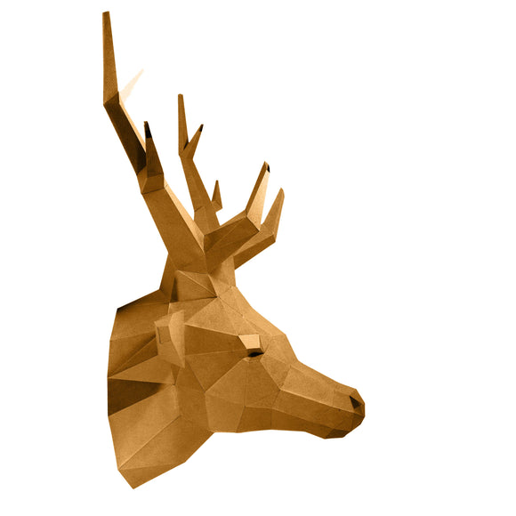 Deer Head 3D PaperCraft Art Kit