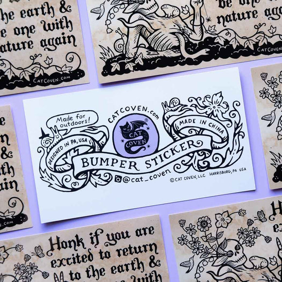 Return to the Earth Bumper Sticker