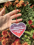 I Believe In Holding Grudges Air Freshener-3