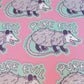 Pure Evil Opossum Sticker