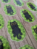 Black Cats are Good Luck Sticker-3