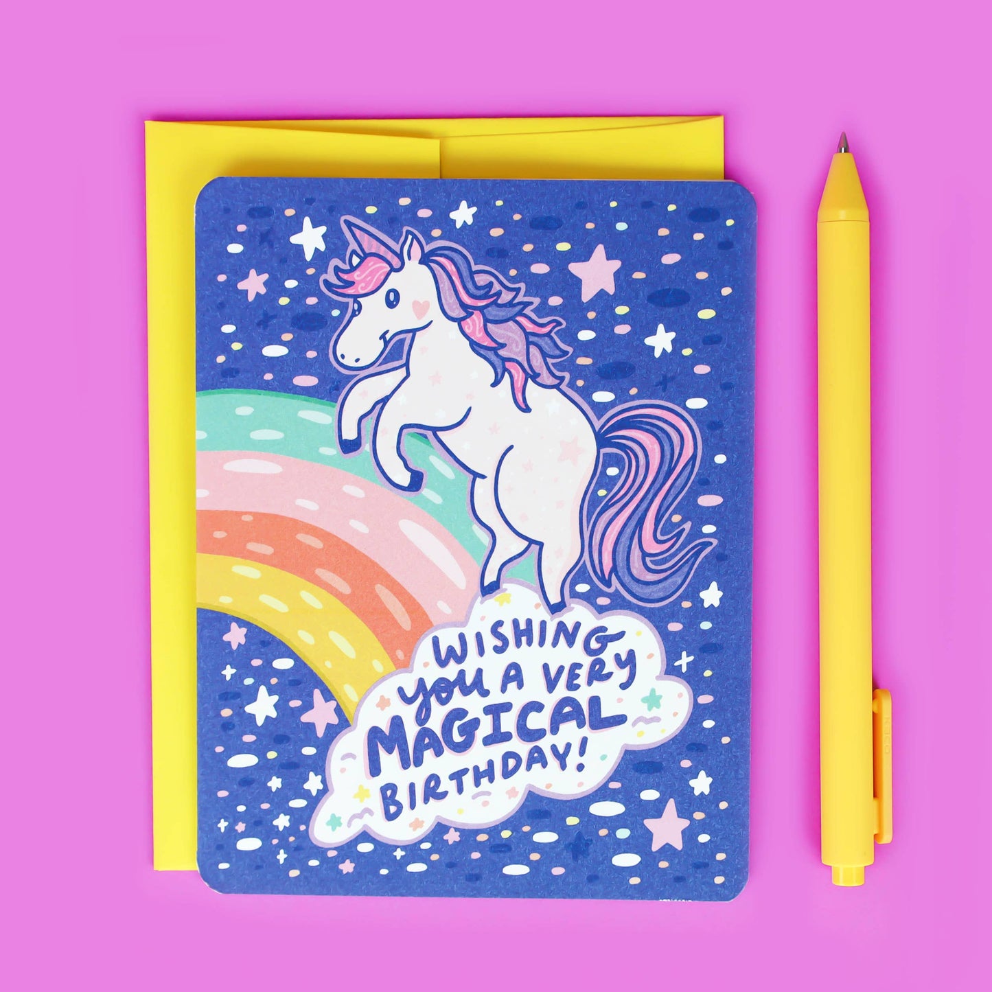 Magical Unicorn Birthday Card