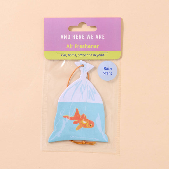 Goldfish in Bag Rain Scent Air Freshener