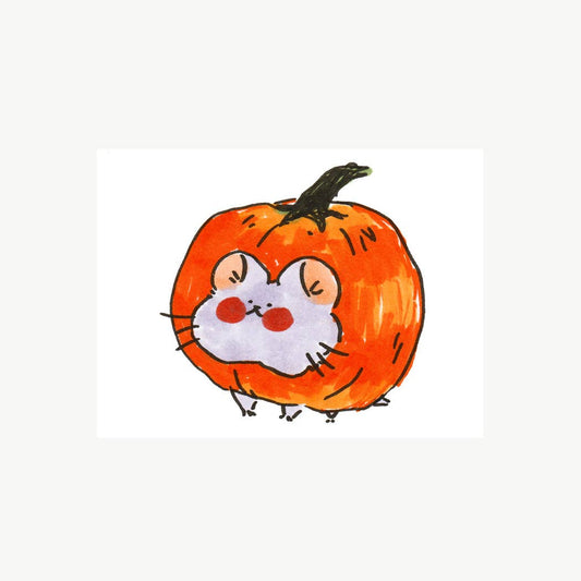 Pumpkin Ham Mini Print