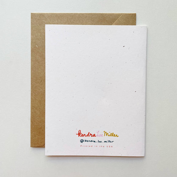 You Warm My Heart Card