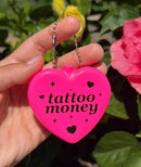 Tattoo Money Rubber Heart Coin Purse-2