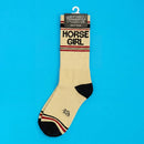 Horse Girl Gym Crew Socks-3