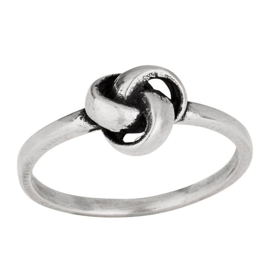 Top Knot Sterling Silver Ring