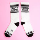 Trophy Husband Gym Crew Socks-5
