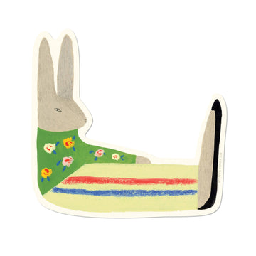 Sitting Rabbit Sticker