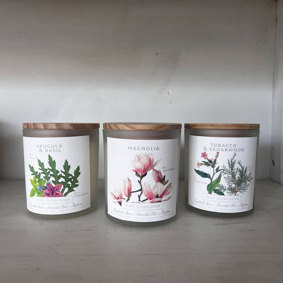Arugula & Basil Zoet Bathlatier Candle