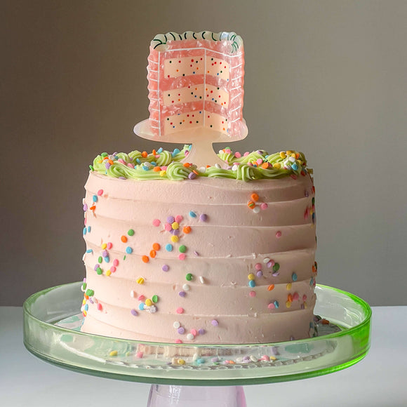 Confetti Cake Hair Claw Clip