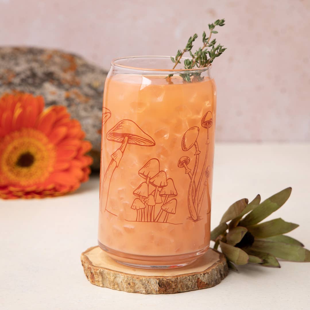 Forest Mushroom Can Glass - 0