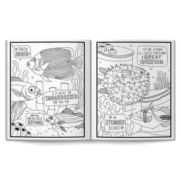 Judgy Fish Coloring Book