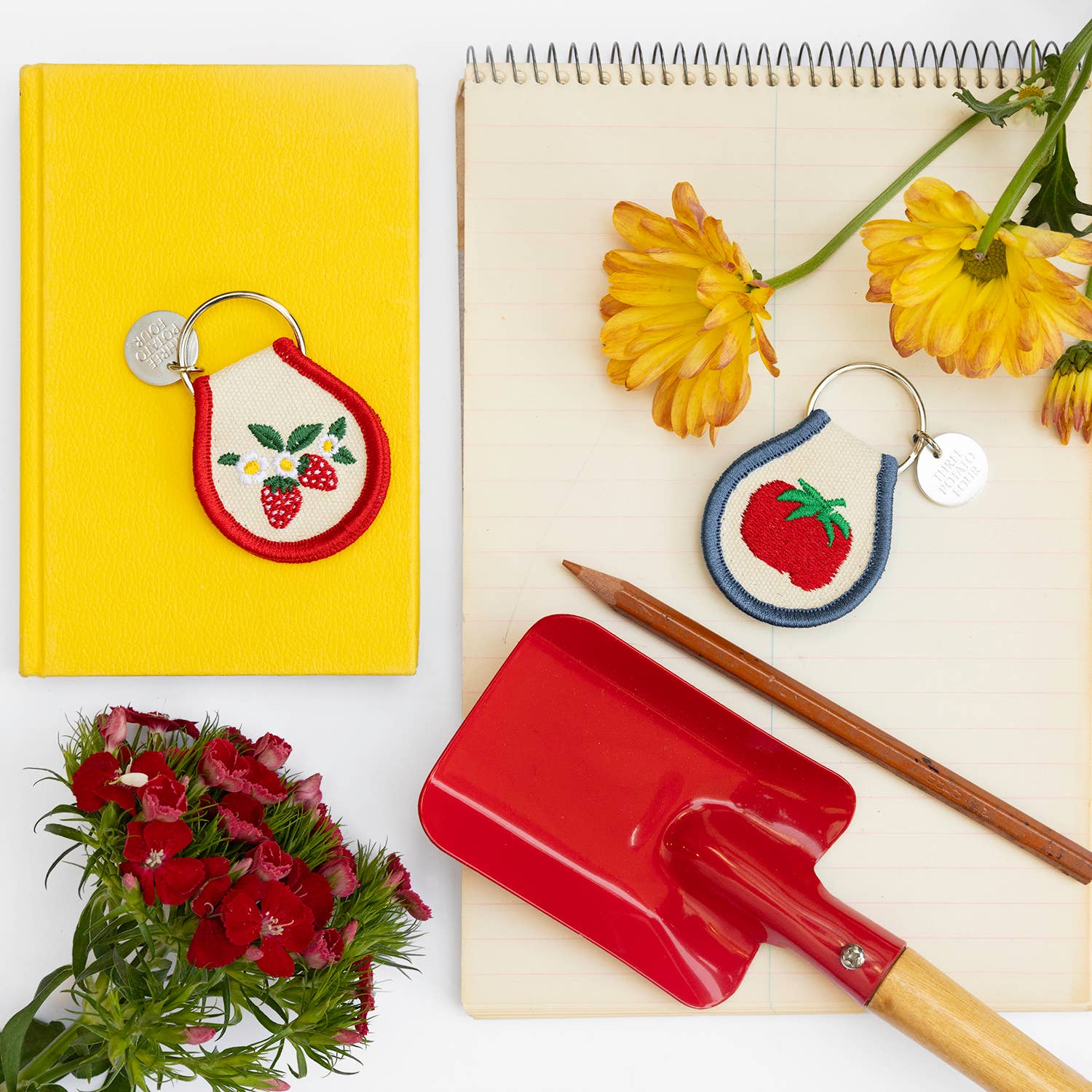 Patch Keychain - Strawberry Blossom - 0