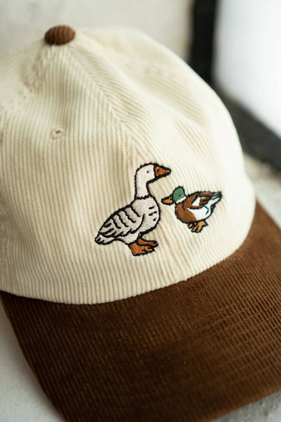 Fowl Two-Tone Corduroy Dad Hat