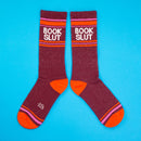 Book Slut Gym Crew Socks-5