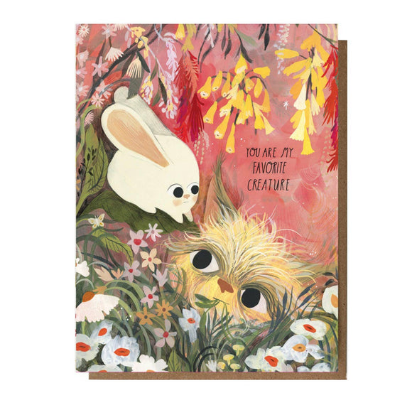 You Are My Favorite Creature Card