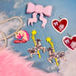 Carousel Horse Pink Pony Earrings